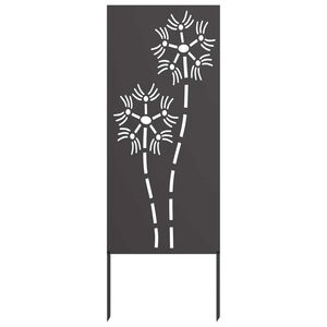 vidaXL Z&aacute;hradn&aacute; clona na s&uacute;kromie Rezac&iacute; Čierna 50 x 140 cm