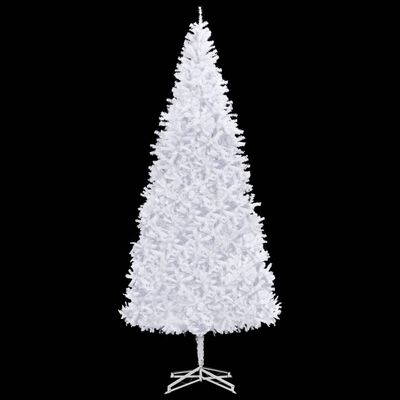 vidaXL Osvetlený umelý vianočný stromček 500 cm, biely