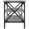 vidaXL Bočný stolík sivý dub sonoma 55x38x45 cm spracované drevo