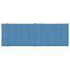 vidaXL Vank&uacute;&scaron; na leh&aacute;tko modr&aacute; melanž 186x58x4 cm l&aacute;tka