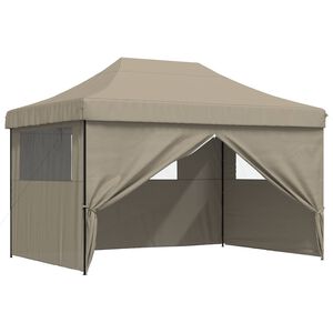 vidaXL P&aacute;rty stan 279 x 410 x 315 cm Sivohned&aacute; Oxfordsk&aacute; l&aacute;tka