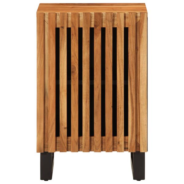 vidaXL K&uacute;peľňov&aacute; skrinka 38x34x58 cm mas&iacute;vne ak&aacute;ciov&eacute; drevo