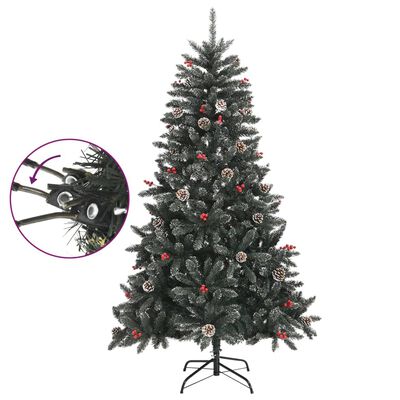 vidaXL Umelý vianočný stromček s podstavcom zelený 150 cm PVC