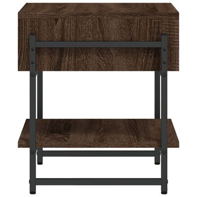 vidaXL Konferenčný stolík hnedý dub 40x40x45 cm kompozitné drevo