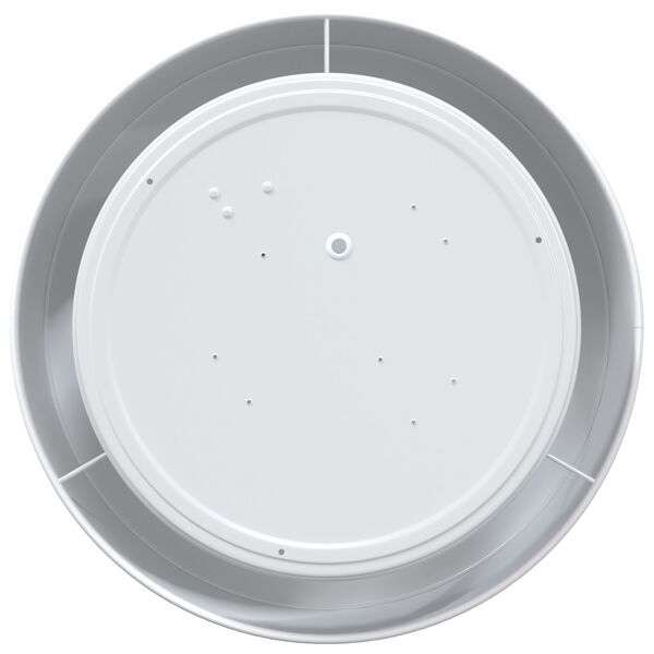 vidaXL Stropná lampa Biela 30 x 13.5 cm látka