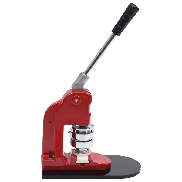 vidaXL Stroj na v&yacute;robu odznakov s okr&uacute;hlou rezačkou 58 mm