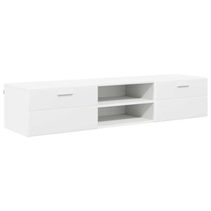 vidaXL Dreven&aacute; skrinka 150 x 39 x 30 cm Biela Kompozitn&eacute; drevo