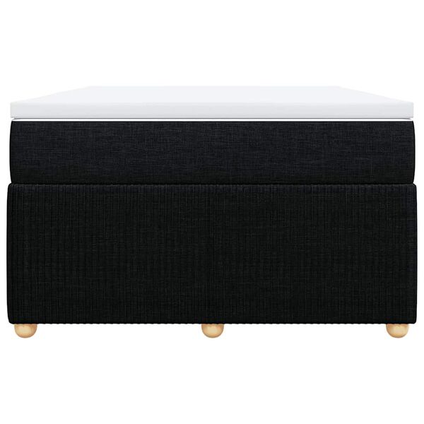 vidaXL Boxspring posteľ s matracom čierny 120x200 cm l&aacute;tka