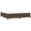 vidaXL Posteľn&yacute; r&aacute;m s boxspringom tmavohned&aacute; 200x200 cm l&aacute;tka