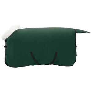 vidaXL Pl&aacute;&scaron;ť pre kone Pln&aacute; tmavozelen&aacute; 75 cm Pol&aacute;rna fleece