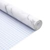 vidaXL N&aacute;lepky na n&aacute;bytok samolepiace mramorov&eacute; biele 90x500 cm PVC