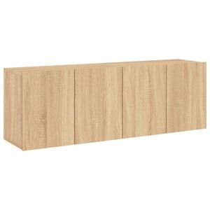 vidaXL TV skrinky n&aacute;stenn&eacute; 2 ks dub sonoma 60x30x41 cm