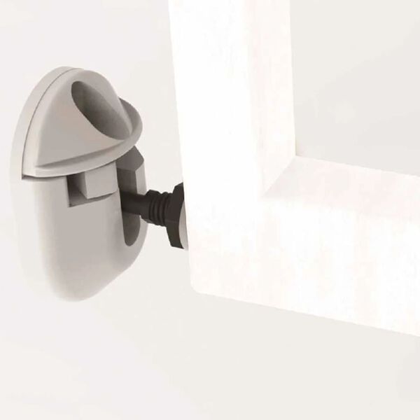 Noma Rozťahovacia bezpečnostn&aacute; z&aacute;brana, 63,5-106 cm, dreven&aacute;, biela, 94153