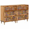 vidaXL Serv&iacute;rovacia skriňa 2 ks 60 x 33 x 75 cm Mas&iacute;vne mango drevo