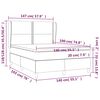 vidaXL Boxspring posteľ s matracom čierny 140x190 cm umel&aacute; koža