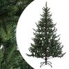 vidaXL Umel&yacute; Skl&aacute;pac&iacute; Vianočn&yacute; Stromček 120 cm PVC a kov Zelen&aacute;