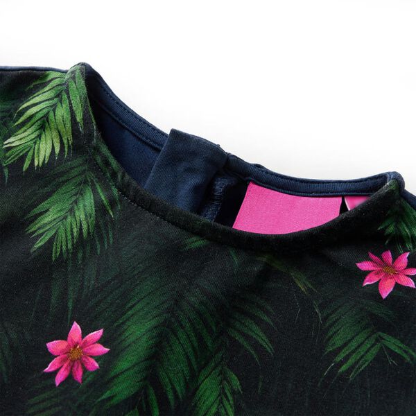 Detské šaty s dlhými rukávmi námornícke 104