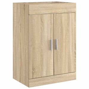 vidaXL Skriňa pod um&yacute;vadlo do k&uacute;peľne Dub sonoma 56 x 37,5 x 81 cm