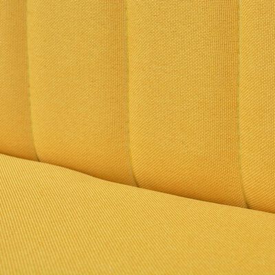 vidaXL Pohovka z textilu, 117x55,5x77 cm, žltá