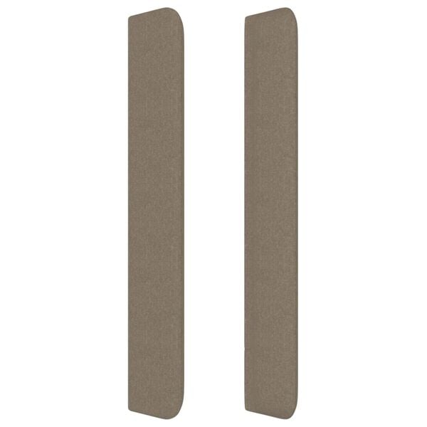 vidaXL Čelo postele so z&aacute;hybmi sivohned&eacute; 93x16x118/128 cm l&aacute;tka