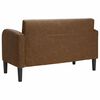 vidaXL Loveseat pohovka hned&aacute; 110 cm umel&aacute; koža