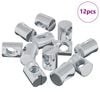vidaXL N&aacute;bytkov&aacute; z&aacute;tka 12 pcs Zinkovan&yacute; M6 x 13 mm Železo