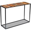 vidaXL Konzolov&yacute; stol&iacute;k, recyklovan&yacute; mas&iacute;v 110x35x76 cm