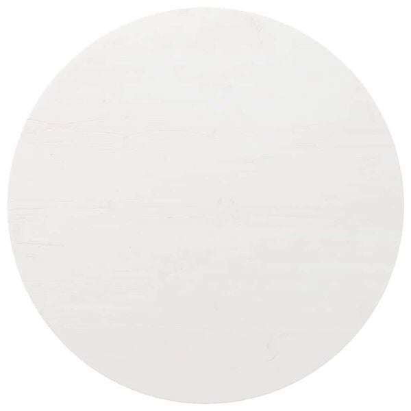 vidaXL Stolov&aacute; doska biela &Oslash;80x2,5 cm mas&iacute;vna borovica