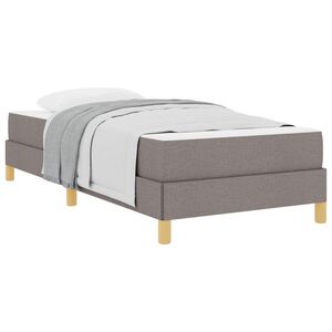 vidaXL Posteľ s pružinov&yacute;m r&aacute;mom Sivohned&aacute; 80 x 200 cm l&aacute;tka