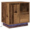 vidaXL Nočn&yacute; stol&iacute;k Star&eacute; drevo 50 x 34,5 x 50 cm Kompozitn&eacute; drevo