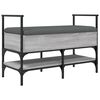 vidaXL Lavička na top&aacute;nky siv&aacute; sonoma 85,5x42x57,5 cm kompozitn&eacute; drevo