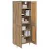 vidaXL Highboard Remeseln&yacute; dub 69,5 x 34 x 90 cm Kompozitn&eacute; drevo