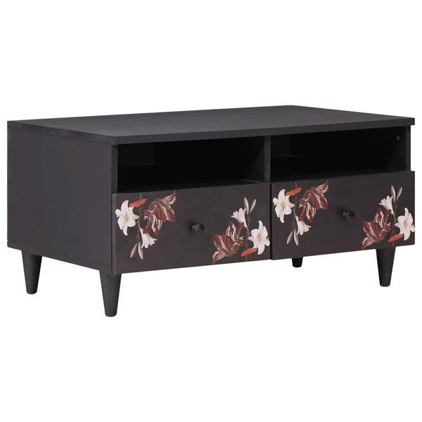 vidaXL Konferenčný stolík so zásuvkou Viacfarebný 80 x 54 x 40 cm