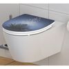 SCH&Uuml;TTE WC sedadlo pomal&eacute; zatv&aacute;ranie leskl&eacute; WATER LILY Duroplast