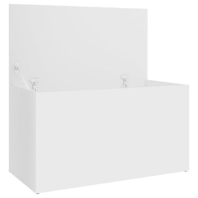 vidaXL Úložná truhlica, biela 84x42x46 cm, kompozitné drevo
