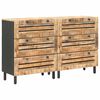 vidaXL &Uacute;ložn&eacute; skrine 2 ks 120 x 33 x 75 cm Mas&iacute;vne mango drevo