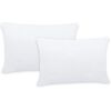 vidaXL Výplne do vankúšov 2 ks 50x30 cm biele