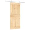 vidaXL Posuvn&eacute; dvere Pr&iacute;rodn&aacute; a biela 90 x 210 cm