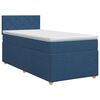 vidaXL Posteľ boxspring s matracom Modr&aacute; 80 x 200 cm L&aacute;tka