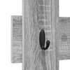 vidaXL Ve&scaron;iak na stenu Siv&yacute; Sonoma 60 x 3 x 82 cm Kompozitn&eacute; drevo