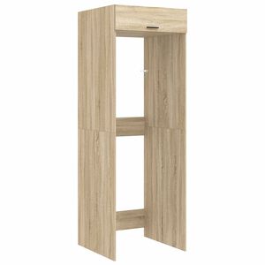 vidaXL Kabinet na pr&aacute;čku Sonoma 67,5 x 68 x 200 cm Kompozitn&eacute; drevo