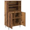 vidaXL Highboard Hned&aacute; 60 x 36 x 110 cm Kompozitn&eacute; drevo