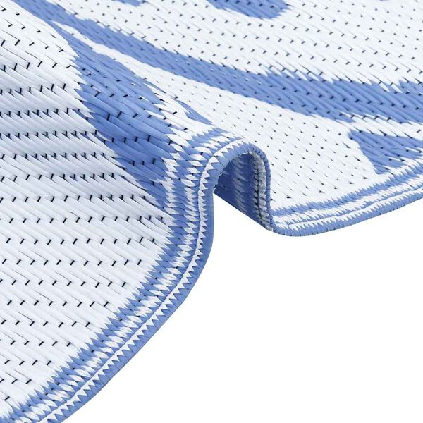 vidaXL Vonkajší koberec ARAKIL Azúrovo modrá 300 x 400 cm PP