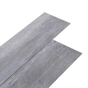 vidaXL Samolepiace PVC podlahov&eacute; dosky Matn&yacute; dreven&yacute; siv&yacute; 30,5 x 61 cm
