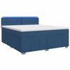 vidaXL Posteľ boxspring s matracom Modr&aacute; 140 x 200 cm L&aacute;tka