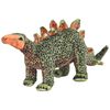 vidaXL Ply&scaron;ov&aacute; hračka dinosaurus stegosaurus zeleno-oranžov&yacute; XXL