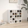 vidaXL Vinot&eacute;ka biela 56x25x56 cm mas&iacute;vne borovicov&eacute; drevo