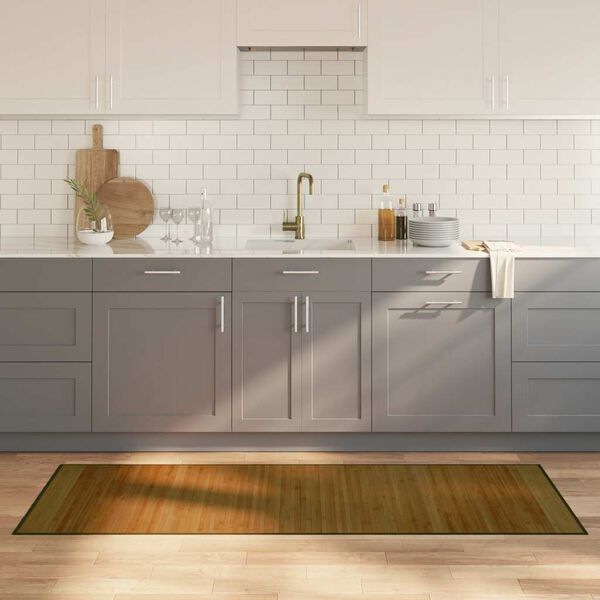 vidaXL Koberec obdĺžnikov&yacute; hned&yacute; 70x200 cm bambus