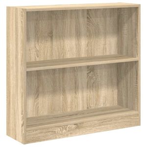 vidaXL Knižnica dub sonoma 80x24x75 cm kompozitn&eacute; drevo