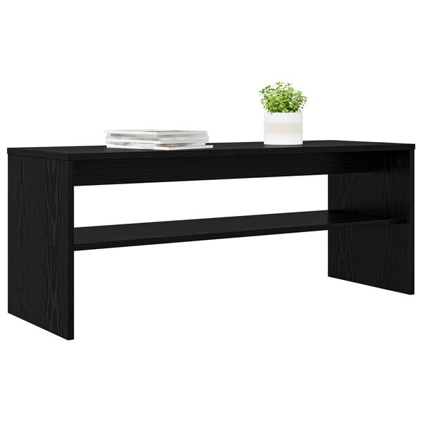 vidaXL TV skrinka Čierny dub 100 x 35 x 40 cm Kompozitn&eacute; drevo